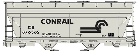2223 HO ACF 2-Bay Covered Hopper Conrail CR #876362 | Kit