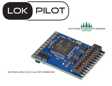 59629 LokPilot 5 DCC mobile decoder 21MTC   NEM660   No wires  21 pin