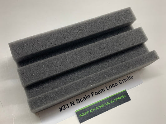 23 N Foam Cradle Locomotive & Freight Car Tool