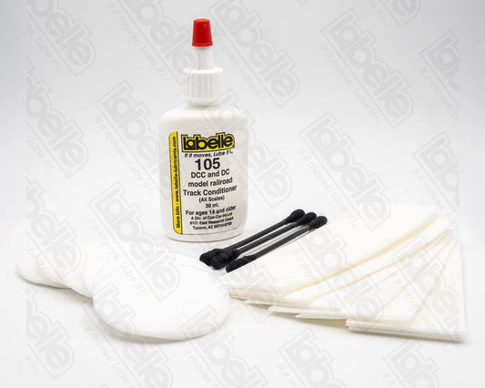 105 DC & DCC Track Cleaner and Conditioning Full Kit