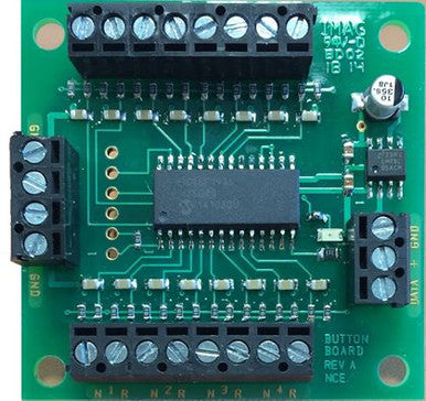 152 Button Board - use with #151 Switch-8 Mk2