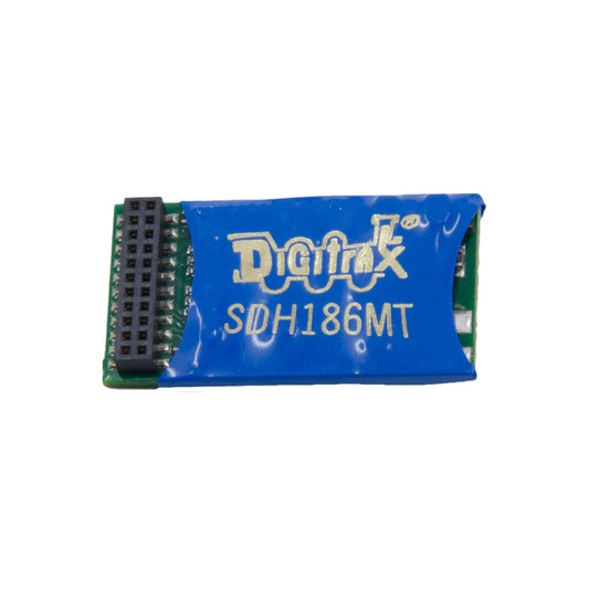 Digitrax SDH186MT Premium 8-Bit SoundFX Mobile Decoder with 21MTC interface