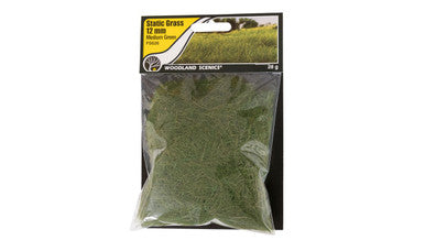 Woodland Scenics 626 12mm Static Grass - Medium Green 28g FS626
