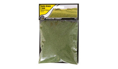 FS614 Static Grass - 2mm Medium Green
