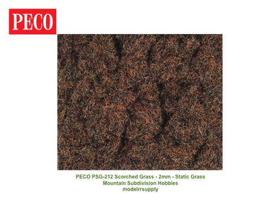 PECO Scene PSG-212 Static Grass - 2mm Scorched Grass 30G