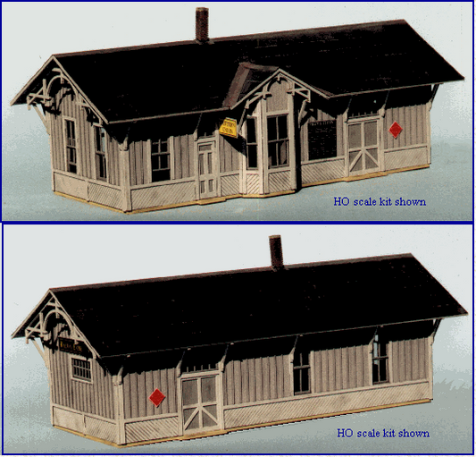 185 HO C&O Depot - Laser Cut Kit