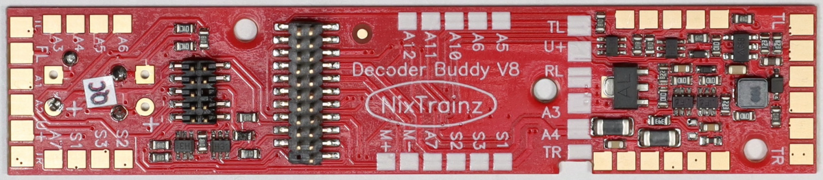 NTZ10 Decoder Buddy V8 with remote Super Caps | 21 pin | 1k resistors