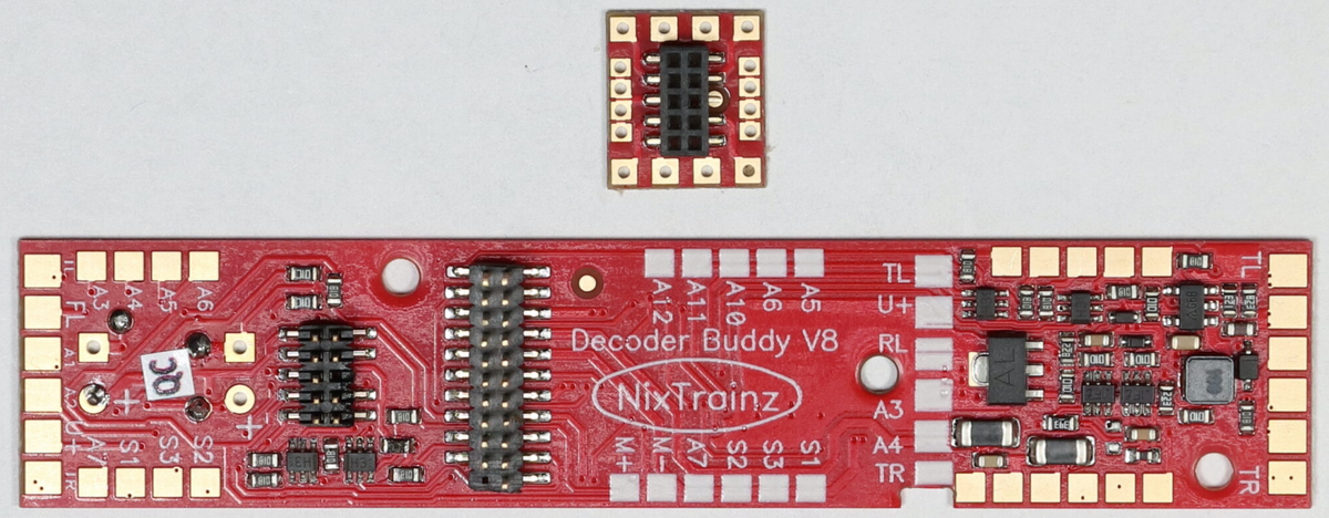 NTZ10 Decoder Buddy V8 with remote Super Caps | 21 pin | 1k resistors