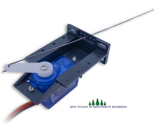 Digitrax DSXSV9 9G Turnout or motion control servo with mount bracket and installation hardware