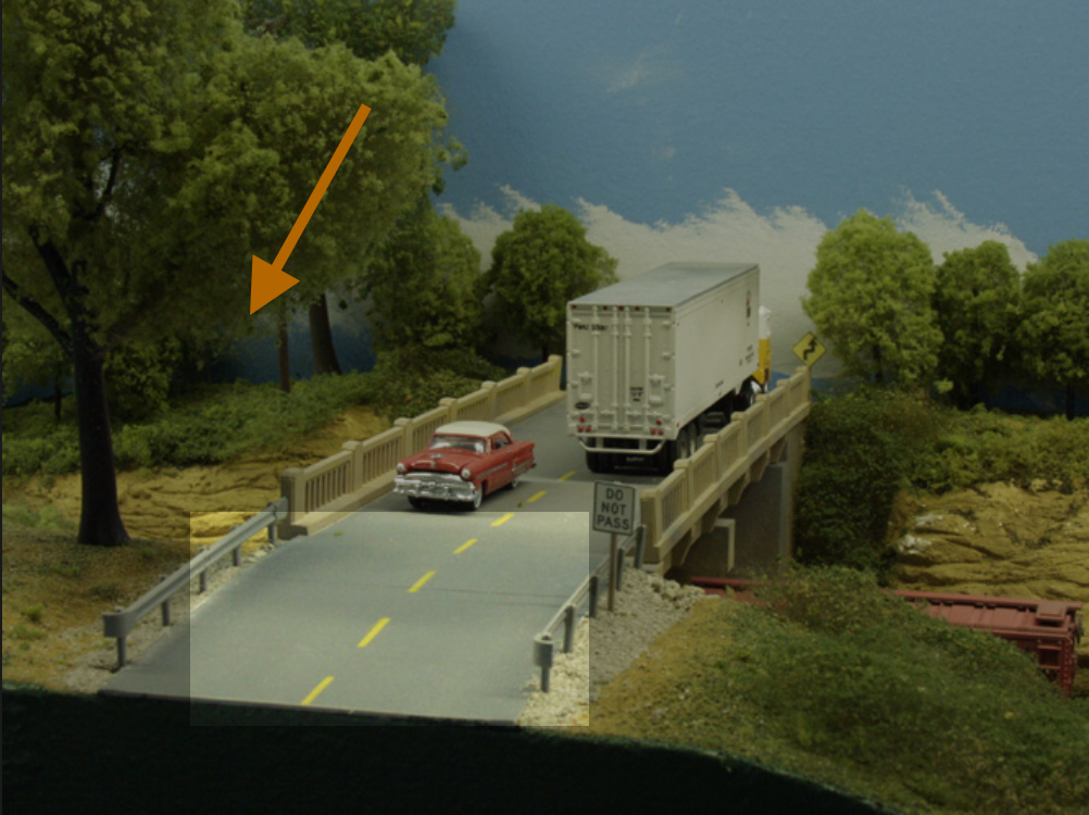 Note: This is for the road material only, nothing else in the photo is included. Unpainted.