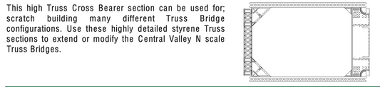 1814 N Truss Bridge Cross Bearer & Brace Parts