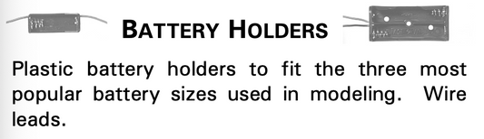 800-9616 BH-6 Battery Holder for 2 N Batteries
