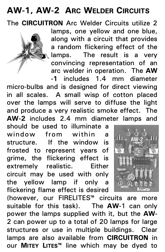 Note - Information covers multiple items