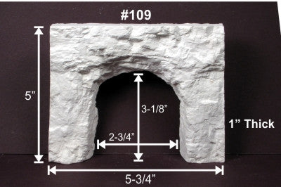 109 HO Tunnel Portal | Blast Rock| Single-Track