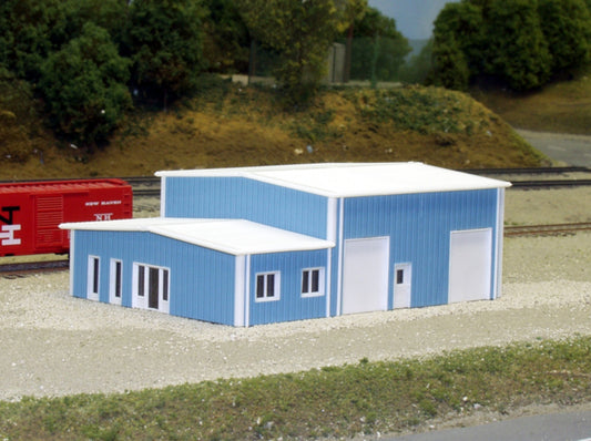 N Contractors Building | Blue