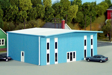HO Modern 2 Story Office Building | Kit