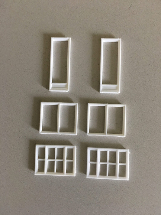 HO Assorted Windows | 6pk