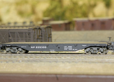 1003 HO Northern Pacific 41' Flat Car | Under | Kit | 2 cars per package