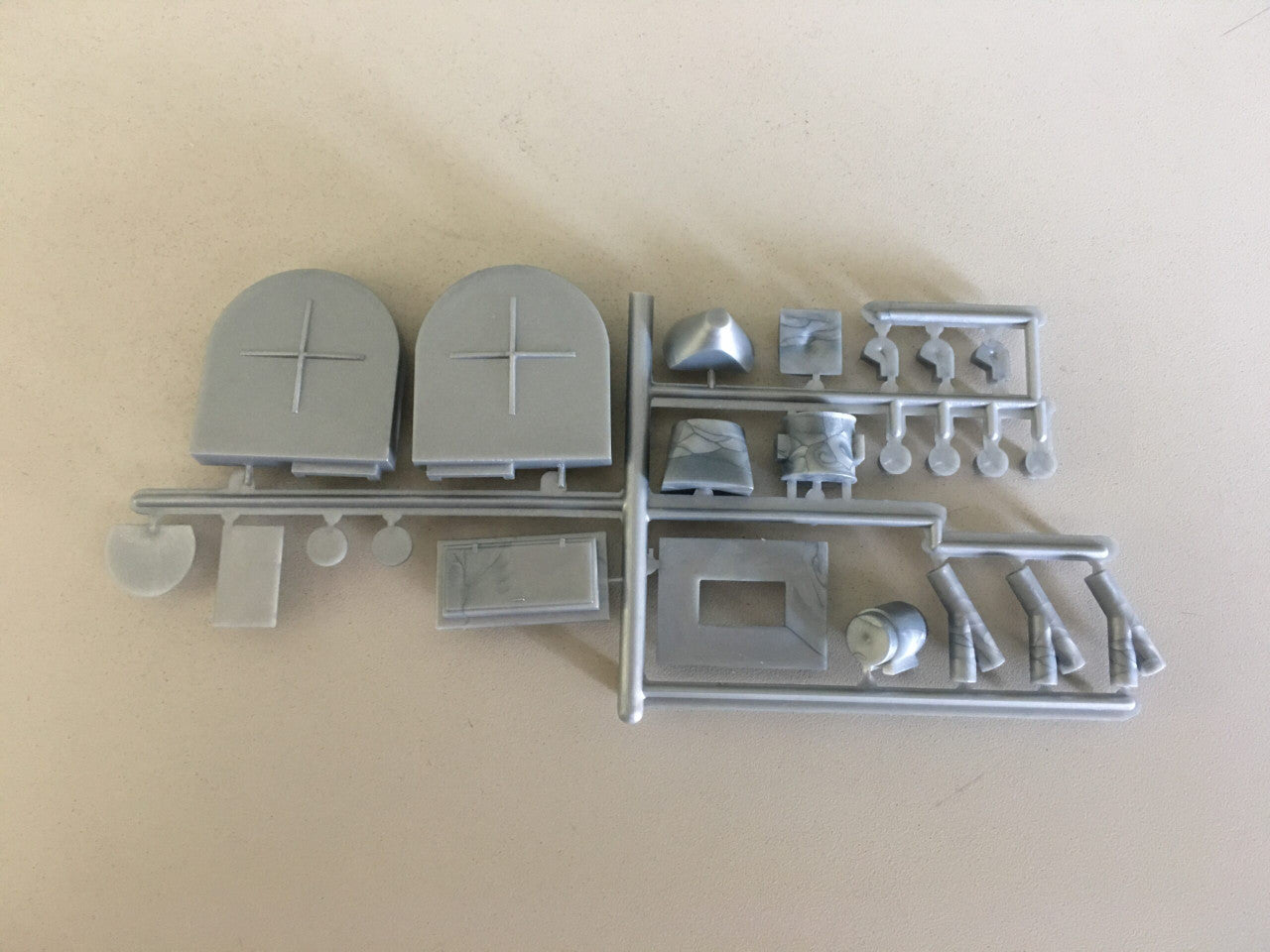 HO Grain Bin Parts
