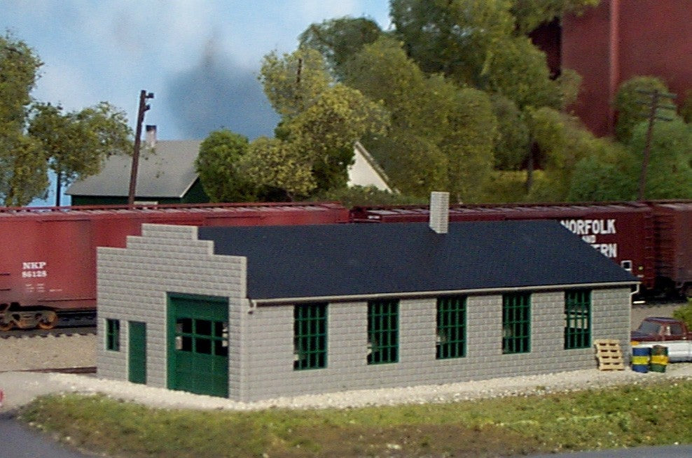 541-0009 HO scale Service Garage - Machine Shop (kit)
