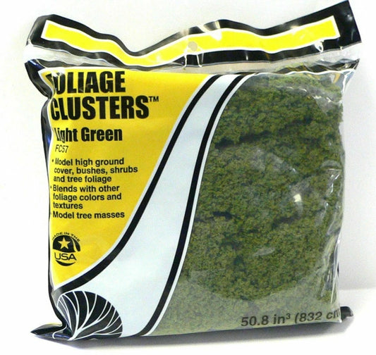 FC57 Foliage Clusters - Light Green 57 Bushes Shrubs Tree Foliage