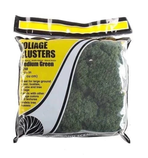 FC58 Foliage Clusters - Medium Green #58 Bushes Shrubs Tree Foliage