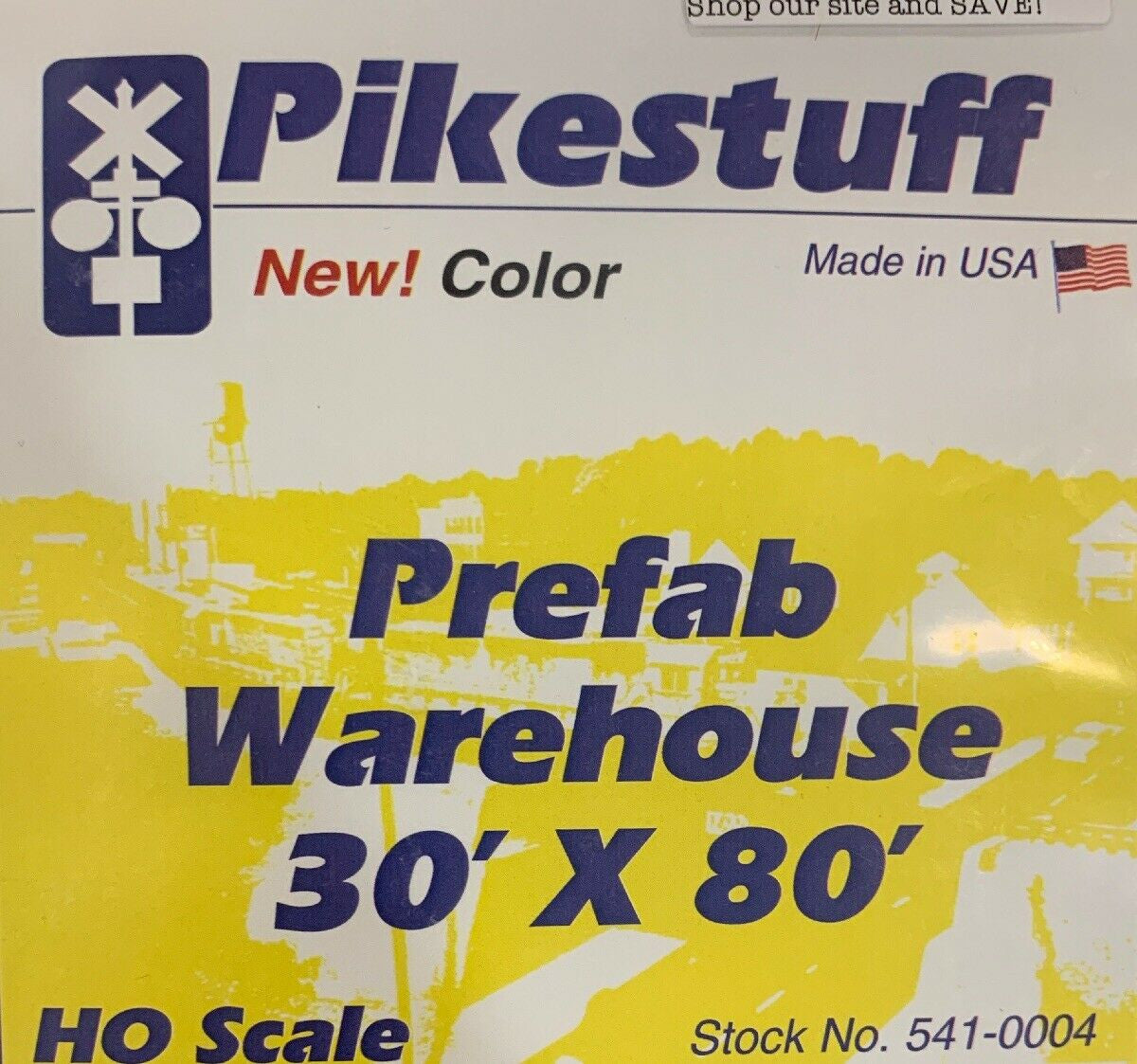 4 HO Pre-Fab Warehouse (kit)