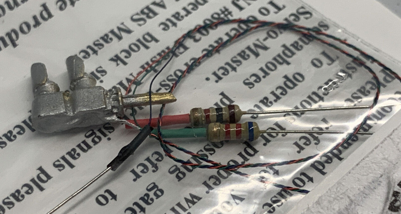 1296 GRS SC Dwarf Signal - Silver Red/green LED's