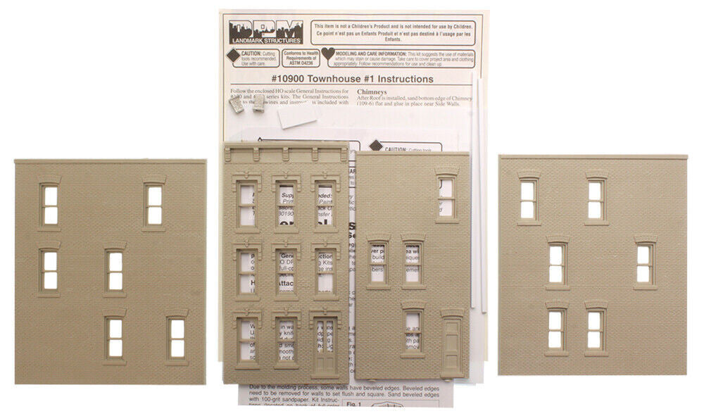 DPM 10900 - HO Building Kit - Townhouse #1