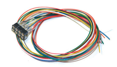 51950 Cable Harness NMRA 8-pin plug, NEM652, DCC Color, 300mm