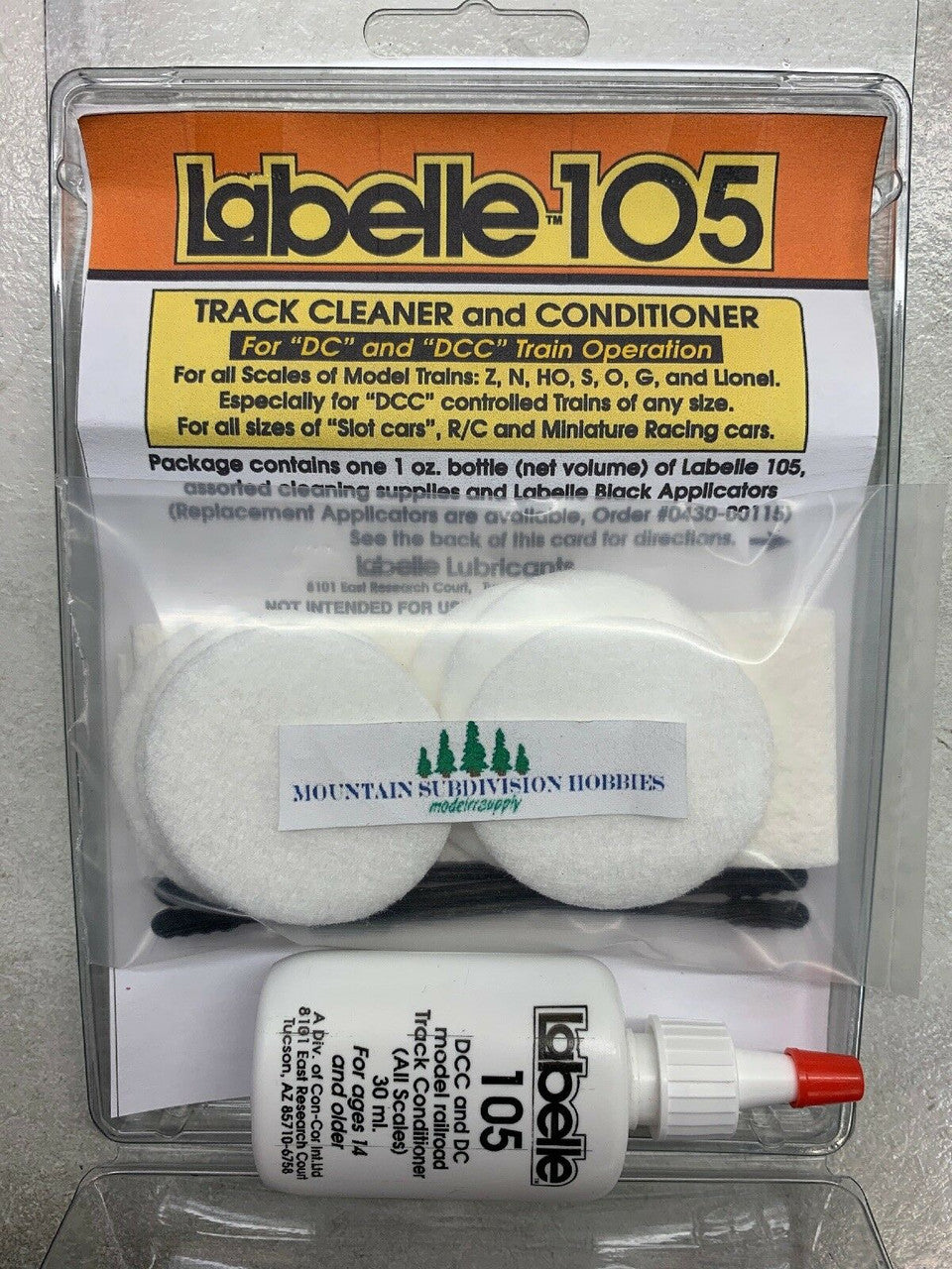 105 DC & DCC Track Cleaner and Conditioning Full Kit