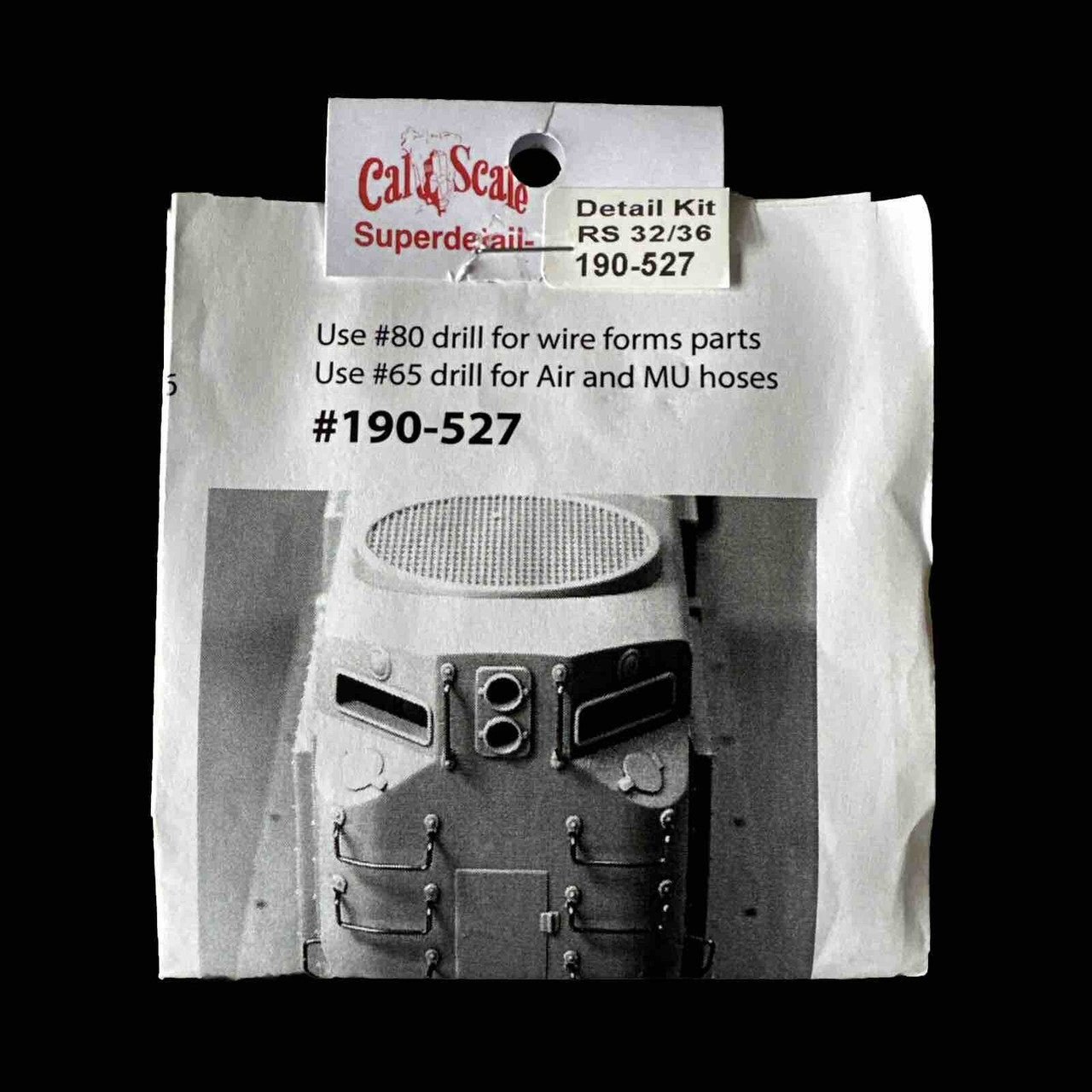 190-527 HO Diesel Detail Kit for Atlas Trainman Alco RS32/36 Locomotives