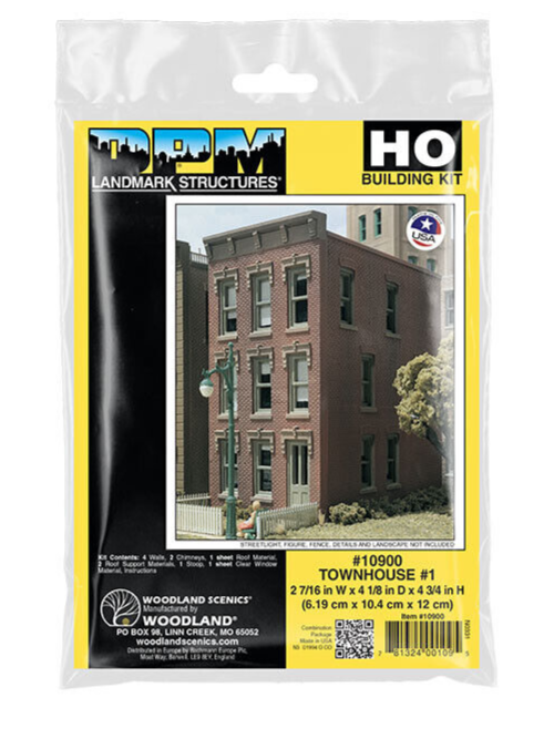 DPM 10900 - HO Building Kit - Townhouse #1