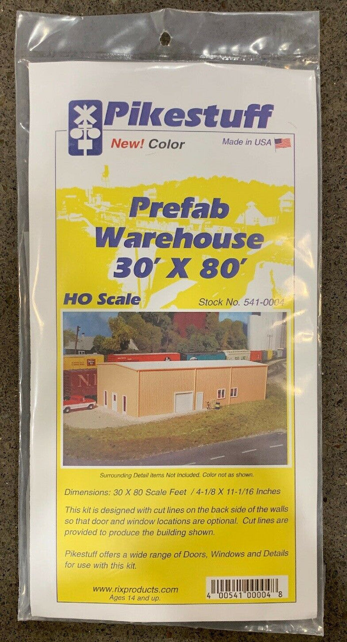4 HO Pre-Fab Warehouse (kit)