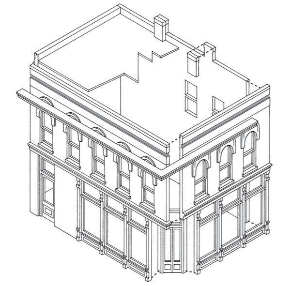 The Other Corner Café - HO Scale Kit