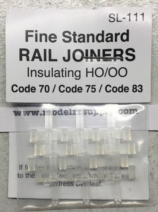 Peco SL-111 HO Insulated Rail Joiners code 70/75/83