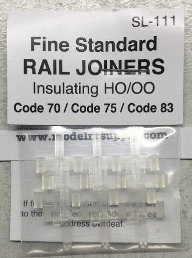 Peco SL-111 HO Insulated Rail Joiners code 70/75/83