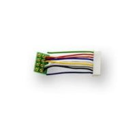 Digitrax DHWHPS 9 pin to DCC medium plug short harness (1”)