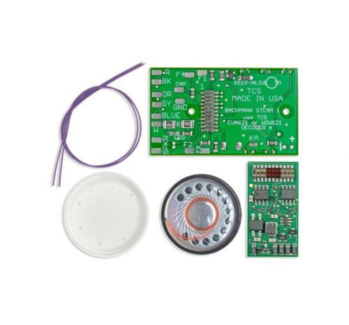 TCS 1900 WOW WSK-BAC-1 DCC Sound Decoder TRAIN CONTROL SYSTEMS
