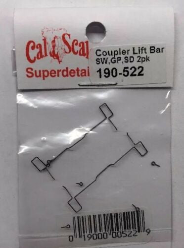 190-522 HO Coupler Lift Bar and eye rings |  EMD SW,GP,SD's