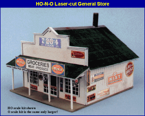 180 HO General Store - Laser cut kit